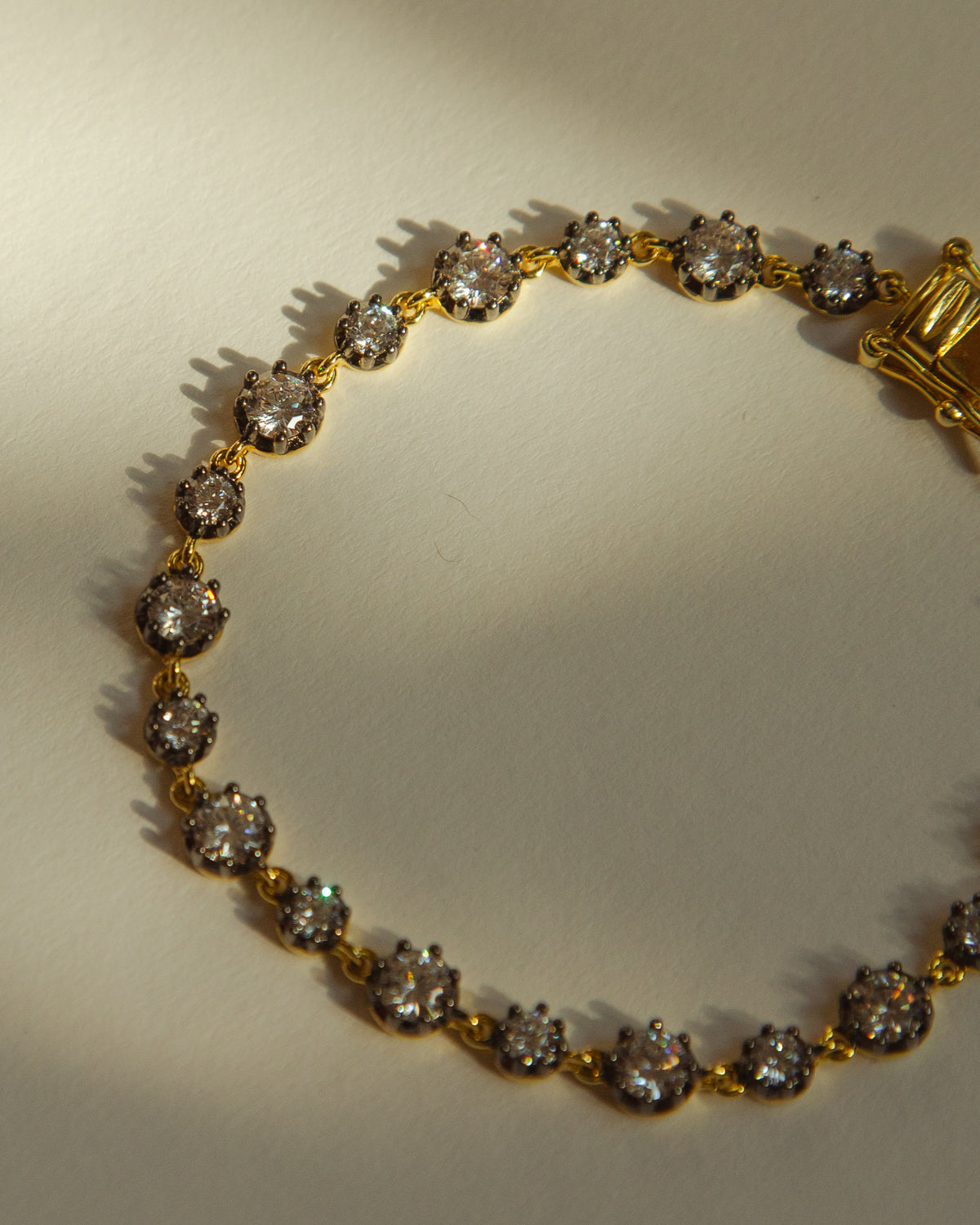 Round Georgian Tennis Bracelet