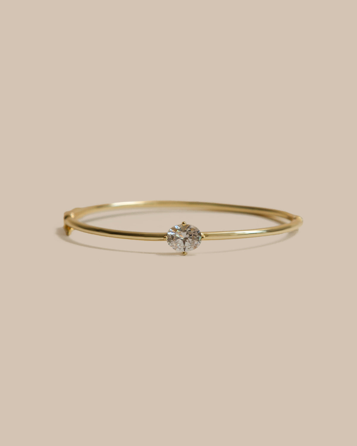 Oval CZ Bangle