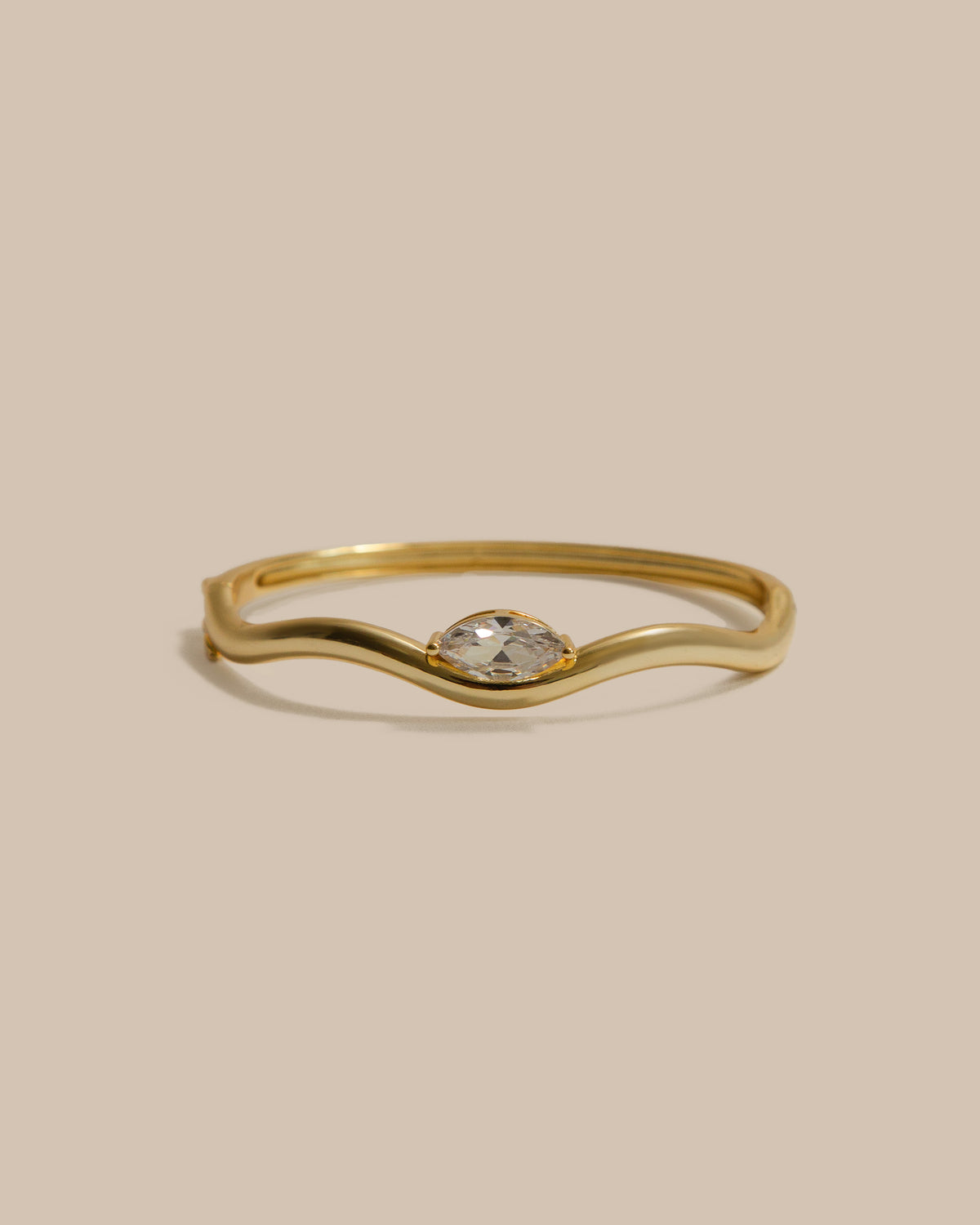 Wavy Marquise Bangle