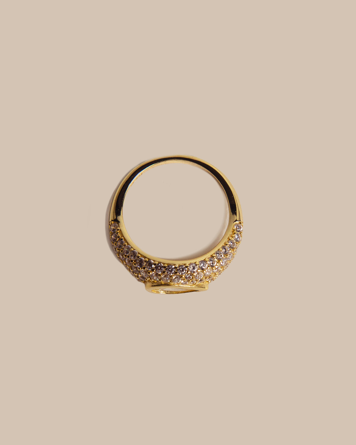 Pear Pave East West Ring