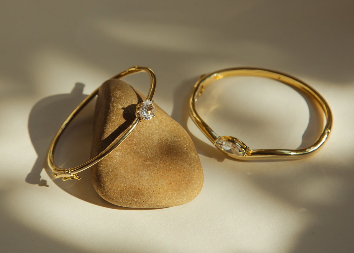 Oval CZ Bangle