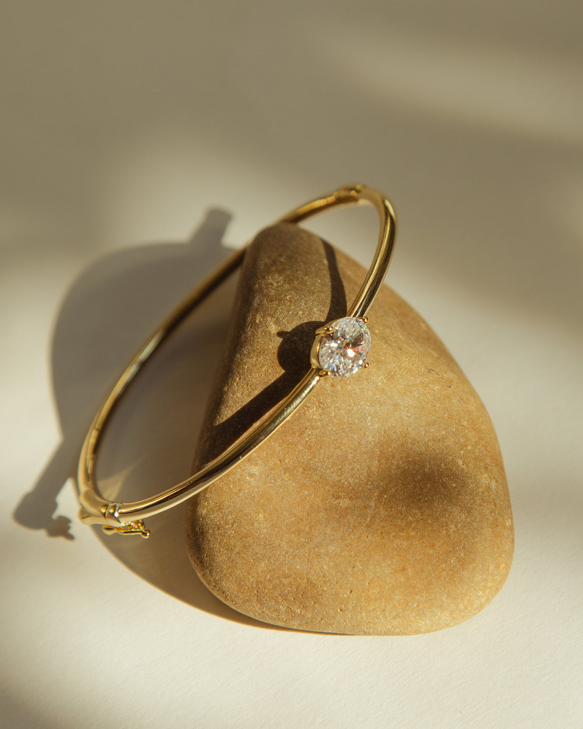 Oval CZ Bangle