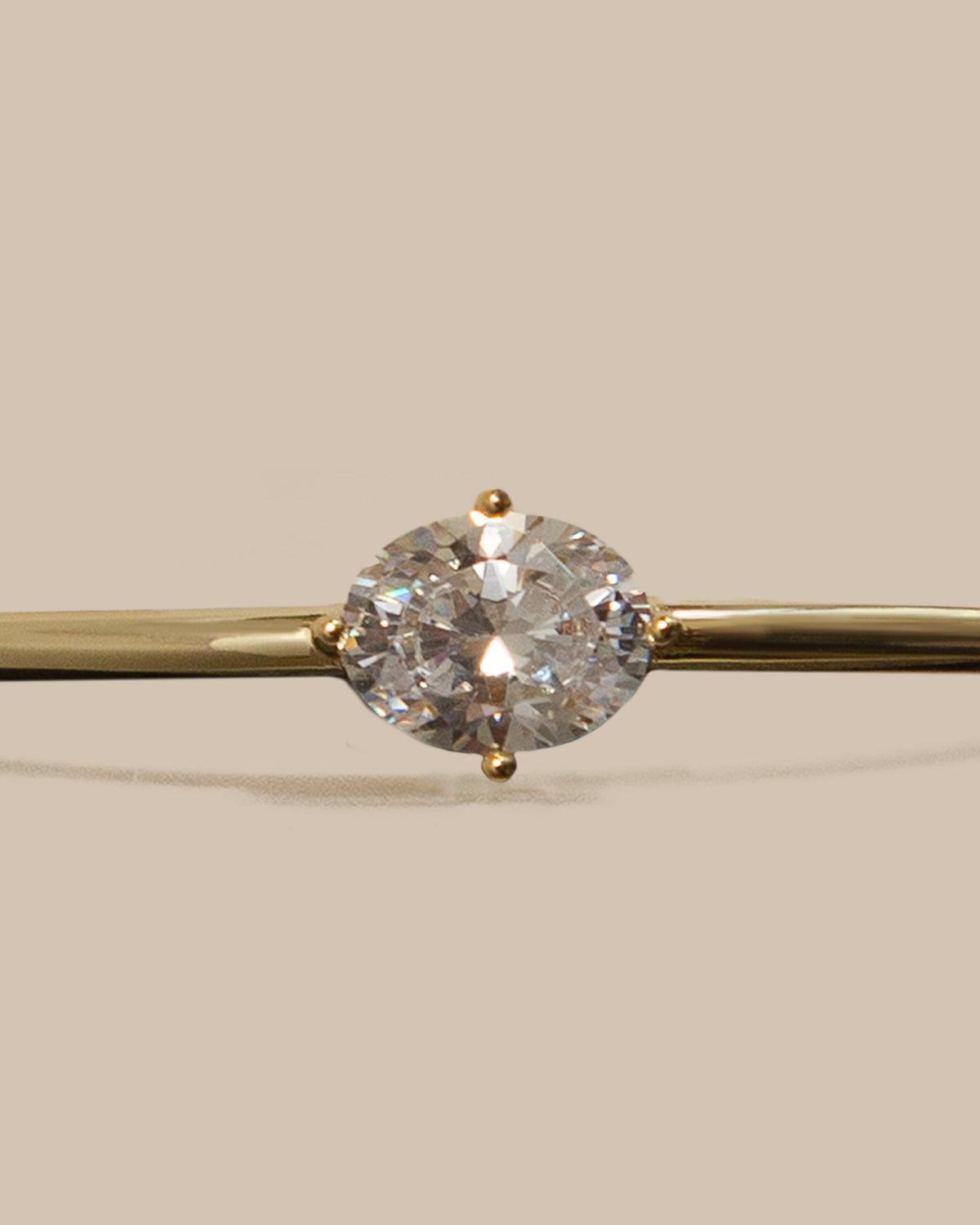 Oval CZ Bangle